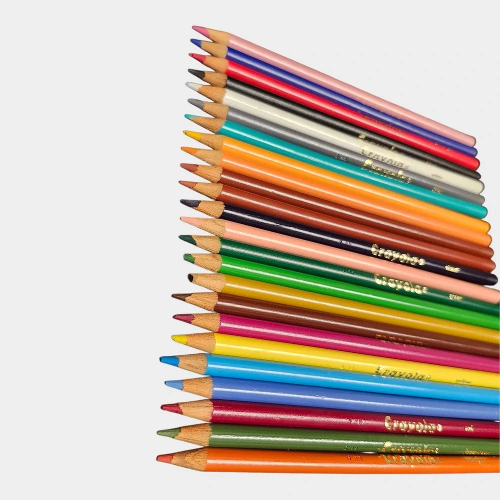 Crayola Art Set Kids Multicolor Vintage Oil Pastels & Colored Pencils